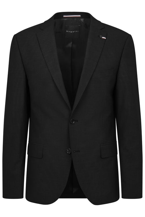 Marzotto Wool Solid Blazer - Black