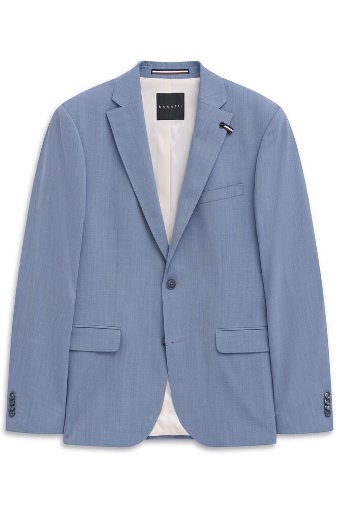 Italian Wool Suit - Light Blue
