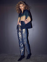 Vanea Tencel Trousers - Navy Mix