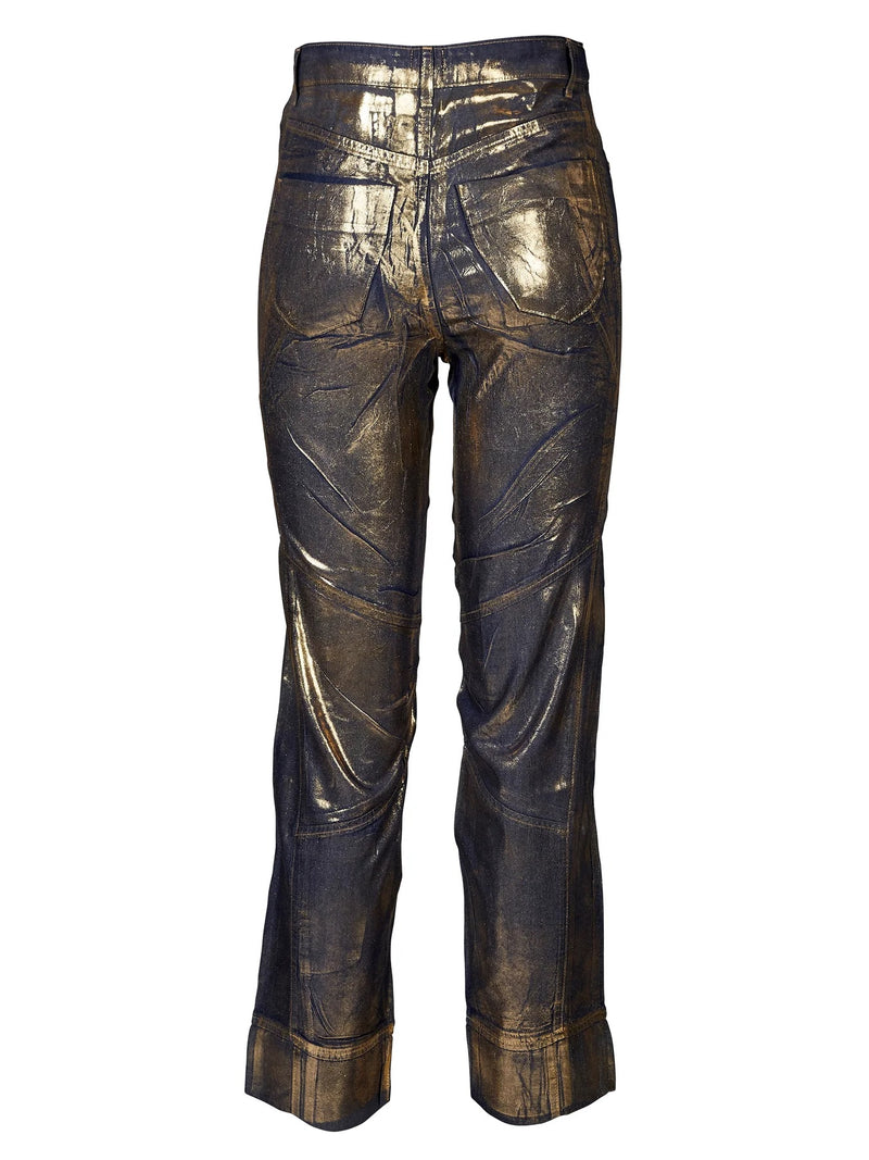 Vanea Tencel Trousers - Navy Mix