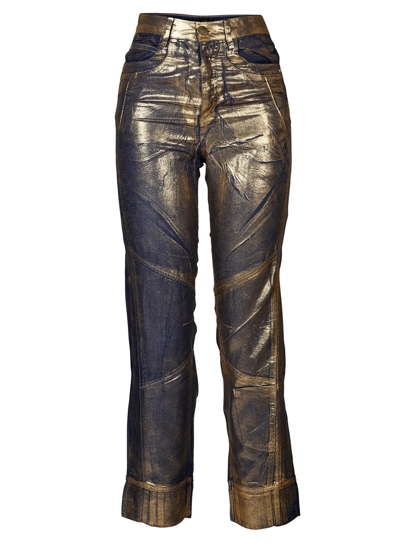 Vanea Tencel Trousers - Navy Mix