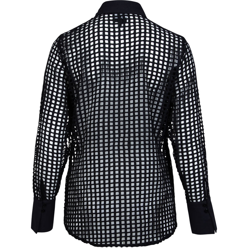 Yara Transparent Shirt - Black
