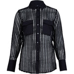Yara Transparent Shirt - Black