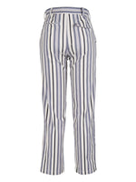 Yusi Striped Trousers -Bone Mix