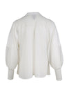 Yaina Embroidered Blouse - Creme
