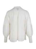 Yaina Embroidered Blouse - Creme