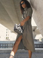 Ymke Wrap Dress - Olive