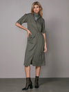 Ymke Wrap Dress - Olive