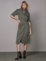 Ymke Wrap Dress - Olive