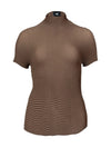 Yonna Waffle T-Shirt - Mud