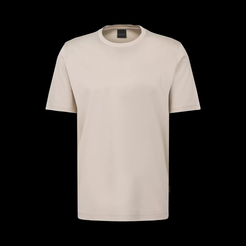 Cotton Crewneck T-Shirt - Taupe