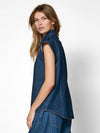 Ziga Short Sleeve Top - Denim