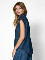 Ziga Short Sleeve Top - Denim
