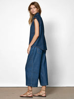 Ziga Short Sleeve Top - Denim