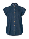 Ziga Short Sleeve Top - Denim