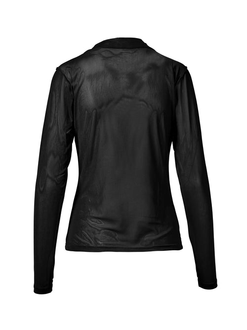 Agneta Mesh Top - Black