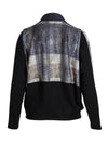 Anna Printed Pullover with Drawstring - Black Mix