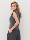 Alexa Knit Top - Grey
