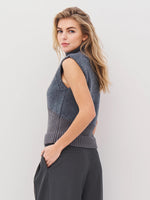 Alexa Knit Top - Grey