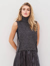 Agnes Chunky Knit Vest - Brown