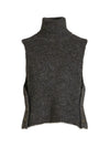 Agnes Chunky Knit Vest - Brown