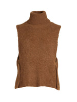 Agnes Chunky Knit Vest - Camel