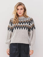 Alena Knit Sweater - Bone Mix