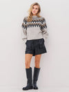 Alena Knit Sweater - Bone Mix