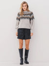 Alena Knit Sweater - Bone Mix