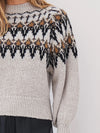 Alena Knit Sweater - Bone Mix