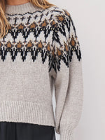 Alena Knit Sweater - Bone Mix