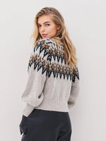 Alena Knit Sweater - Bone Mix