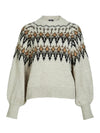 Alena Knit Sweater - Bone Mix