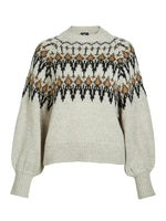 Alena Knit Sweater - Bone Mix
