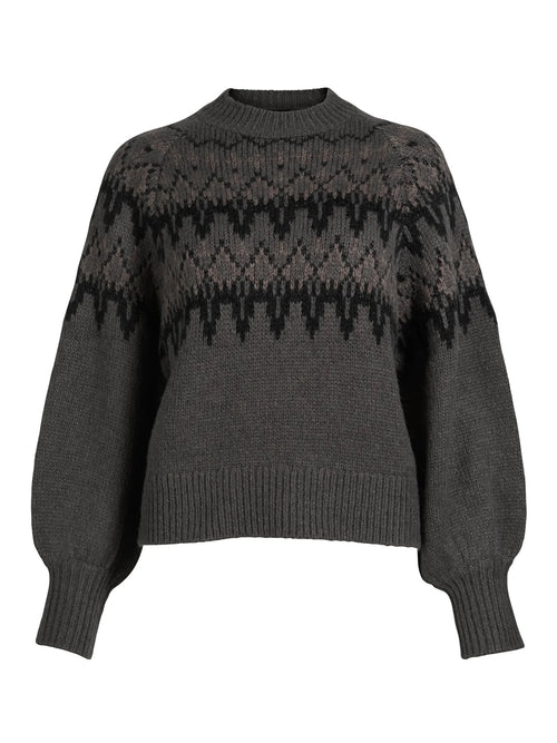 Alena Knit Sweater - Grey Mix