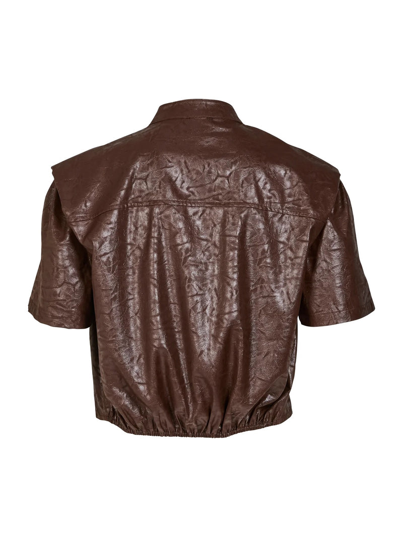 Anett Pleated Jacket - Cappucino