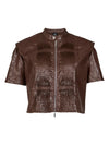 Anett Pleated Jacket - Cappucino