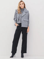 Aston Embellished Vest - Grey