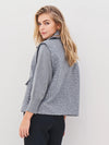 Aston Embellished Vest - Grey