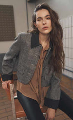 Angela Short Jacket - Grey Mix