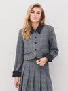 Angela Short Jacket - Grey Mix
