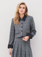 Angela Short Jacket - Grey Mix