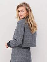 Angela Short Jacket - Grey Mix