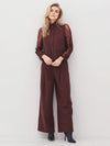 Ariel Pleated Trousers - Grape