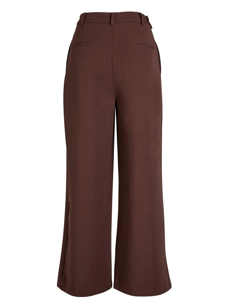 Ariel Pleated Trousers - Grape