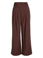 Ariel Pleated Trousers - Grape