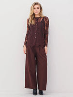 Airel Lace Top - Grape