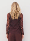 Airel Lace Top - Grape