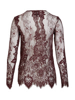 Airel Lace Top - Grape