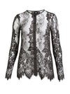 Airel Lace Top - Grey